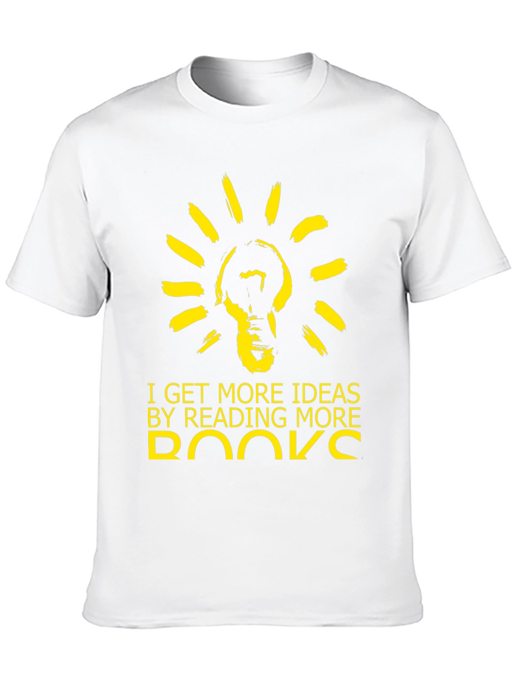 Reading Ideas Graphic Tee - Black Cotton Blend