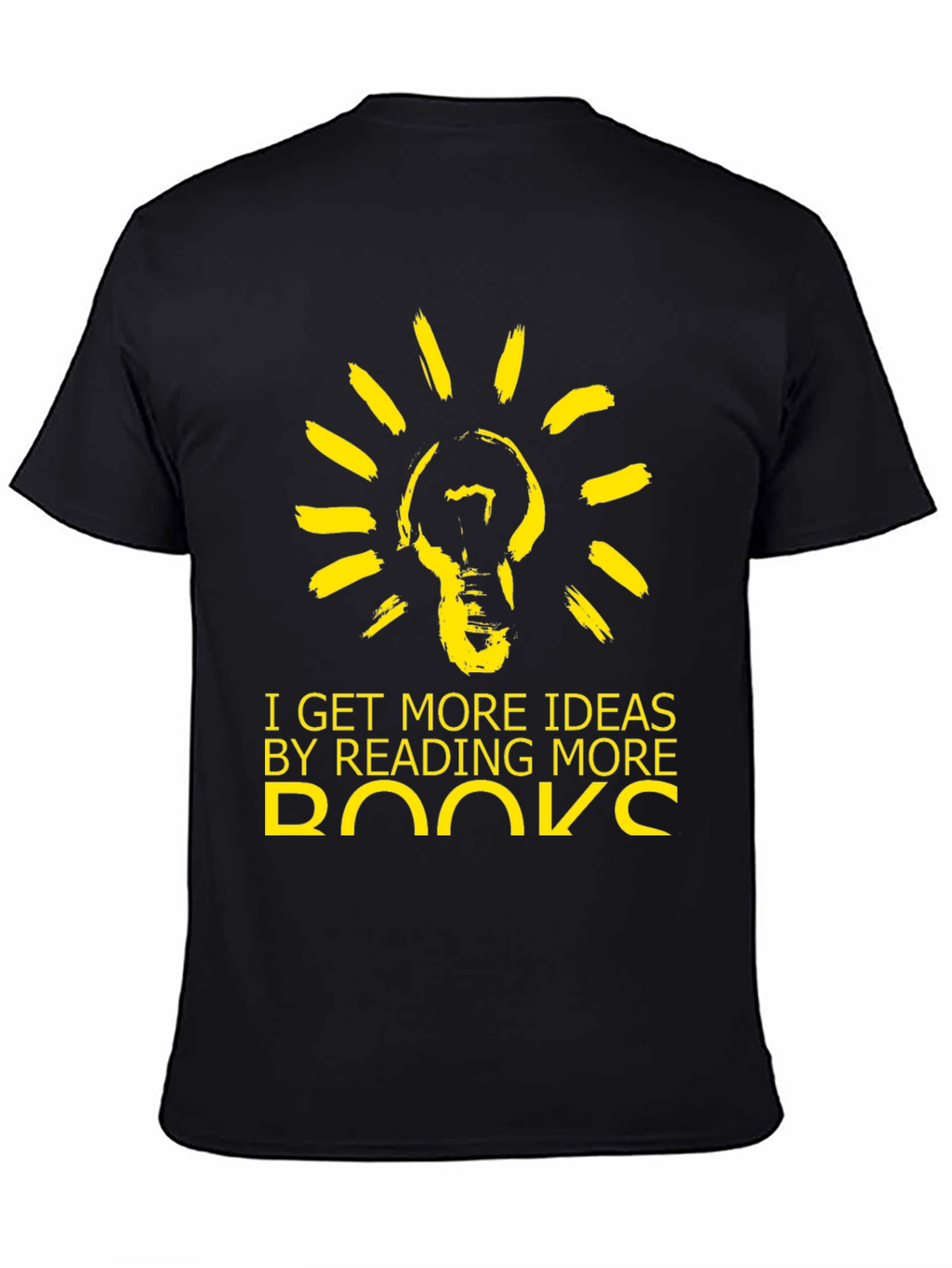Reading Ideas Graphic Tee - Black Cotton Blend