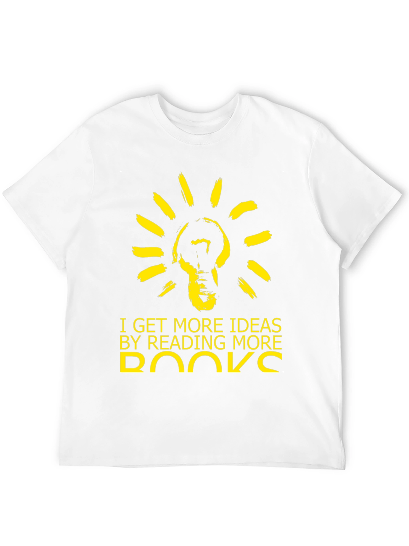 Reading Ideas Graphic Tee - Black Cotton Blend