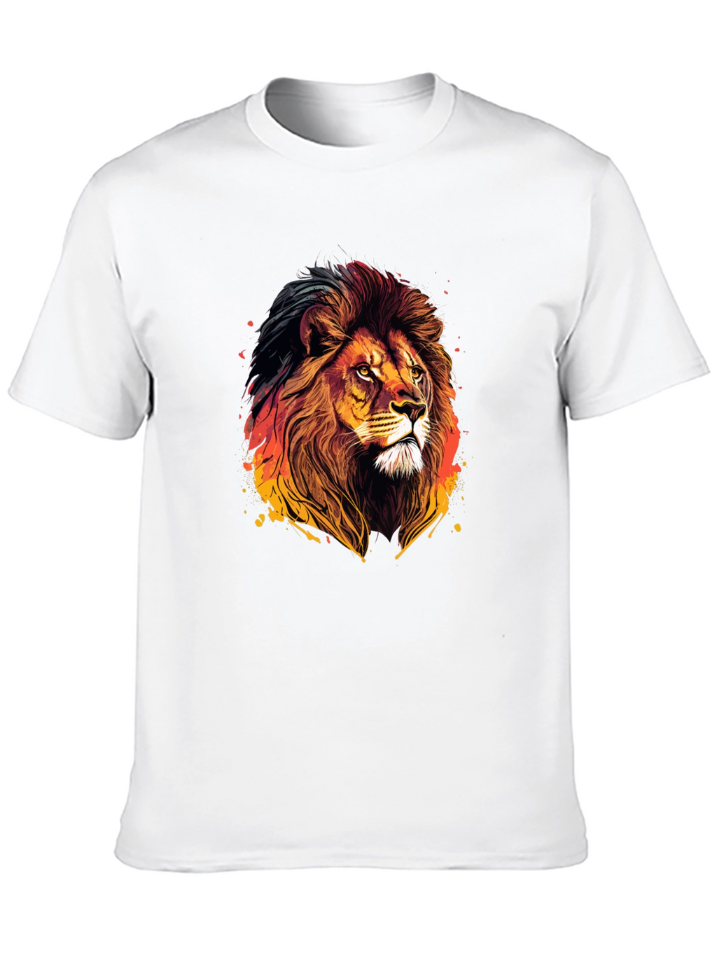 Lion Graphic Tee - Bold Animal Print