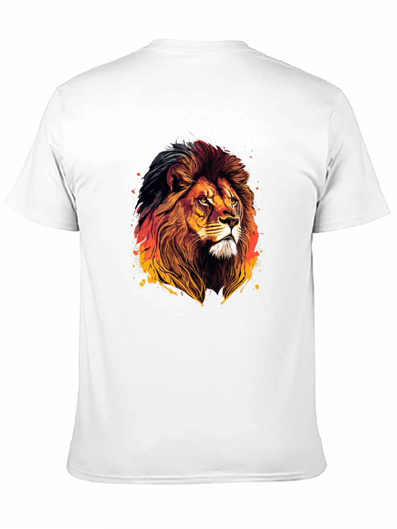 Lion Graphic Tee - Bold Animal Print