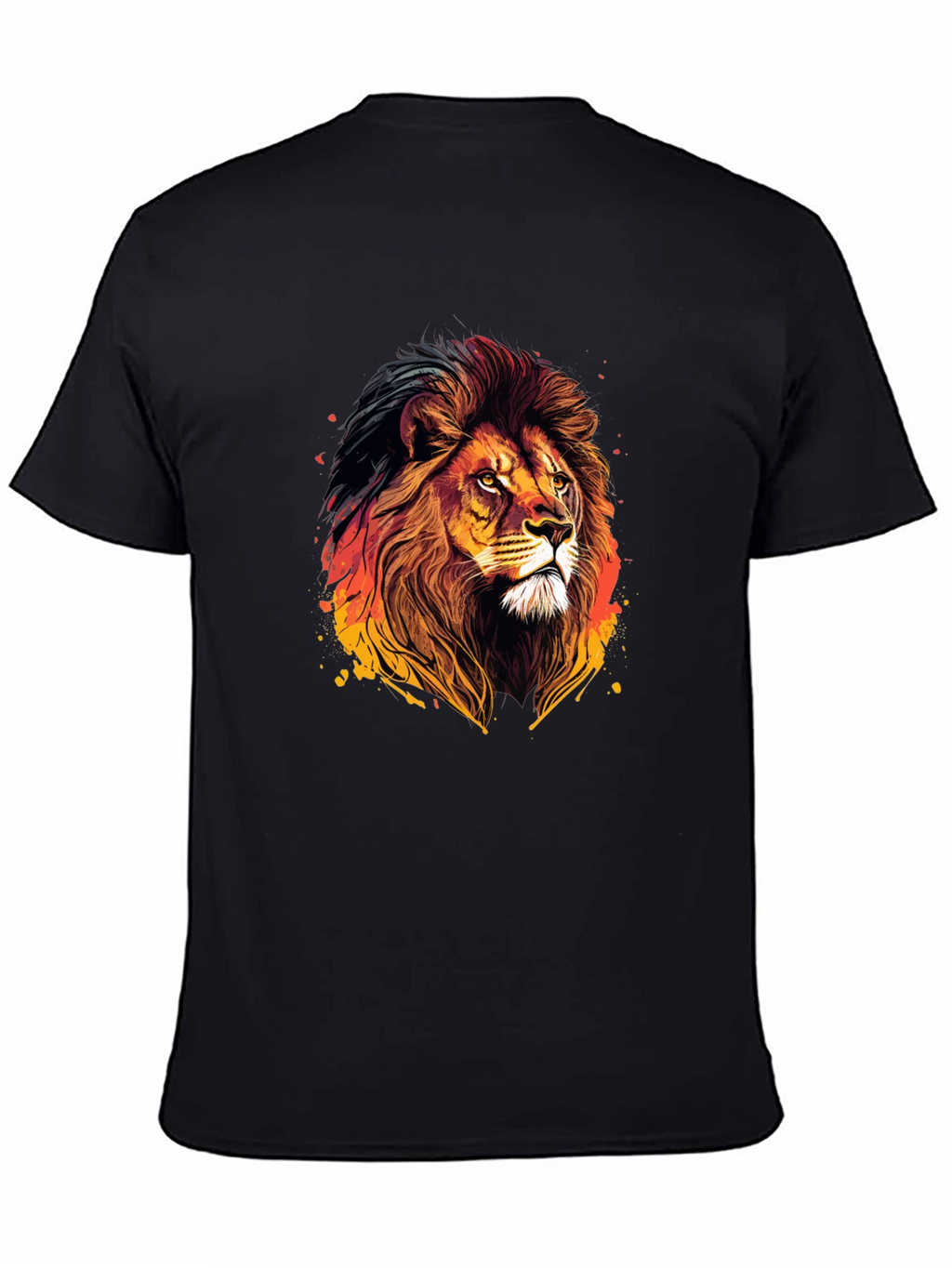 Lion Graphic Tee - Bold Animal Print