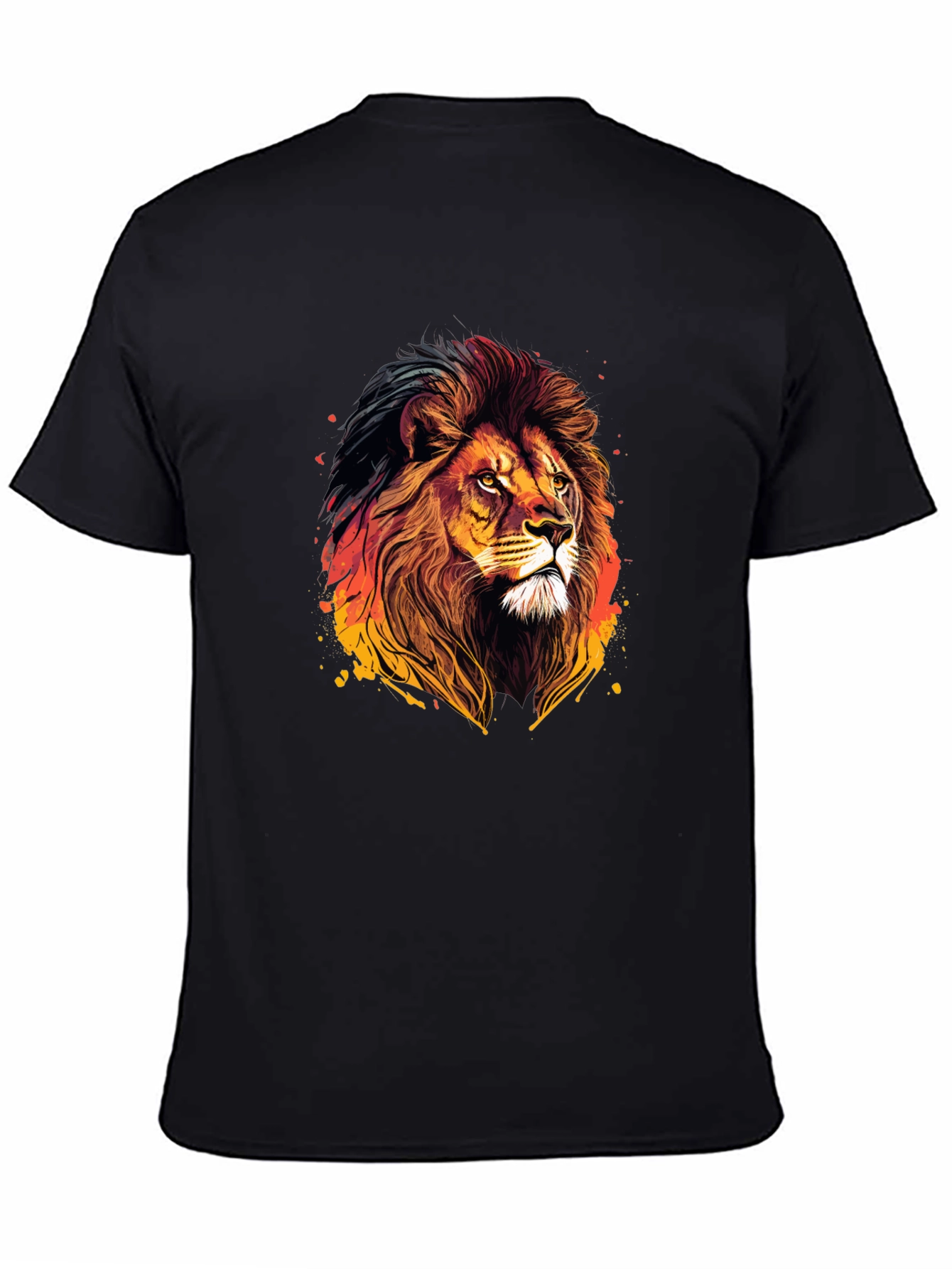 Lion Graphic Tee - Bold Animal Print