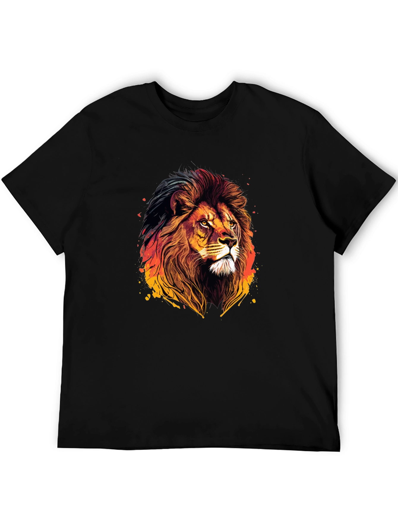 Lion Graphic Tee - Bold Animal Print