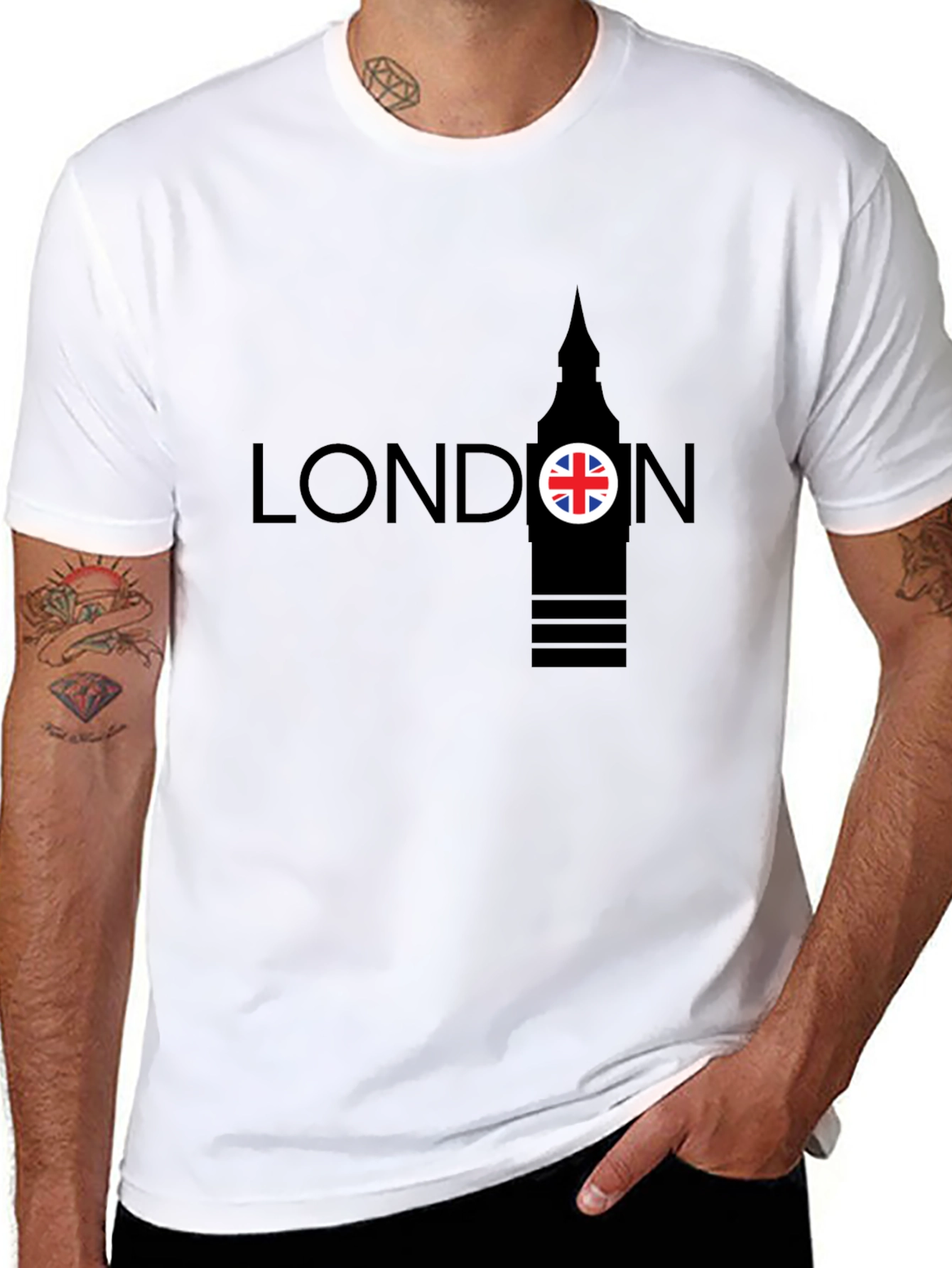London UK Flag Big Ben T-Shirt