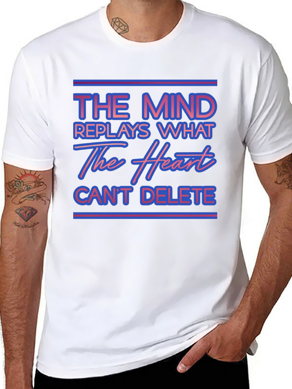 The Mind Replays What The Heart Cant Delete T-Shirt