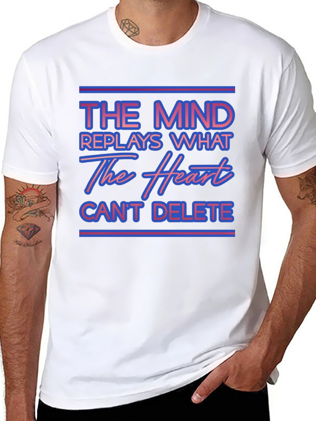 The Mind Replays What The Heart Cant Delete T-Shirt