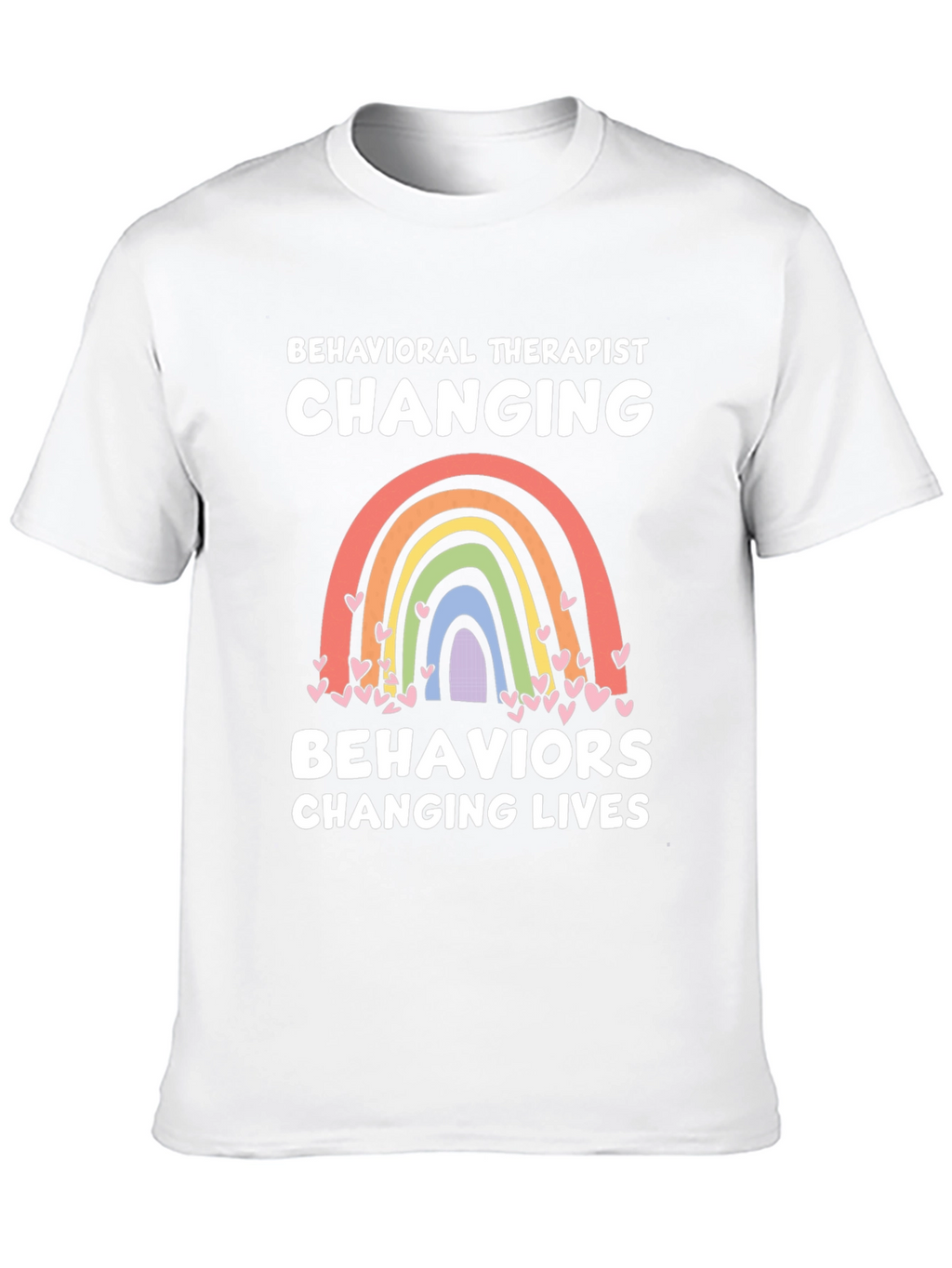 Behavioral Therapist Rainbow Graphic Tee