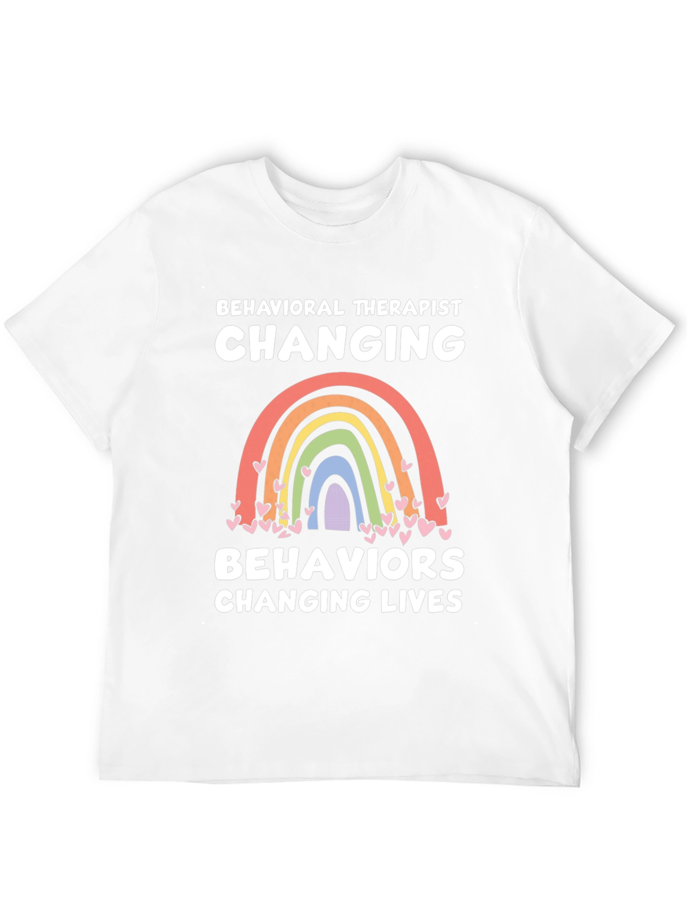 Behavioral Therapist Rainbow Graphic Tee