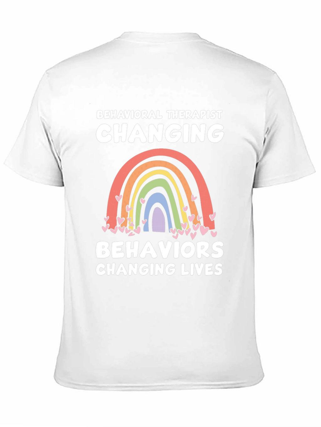 Behavioral Therapist Rainbow Graphic Tee