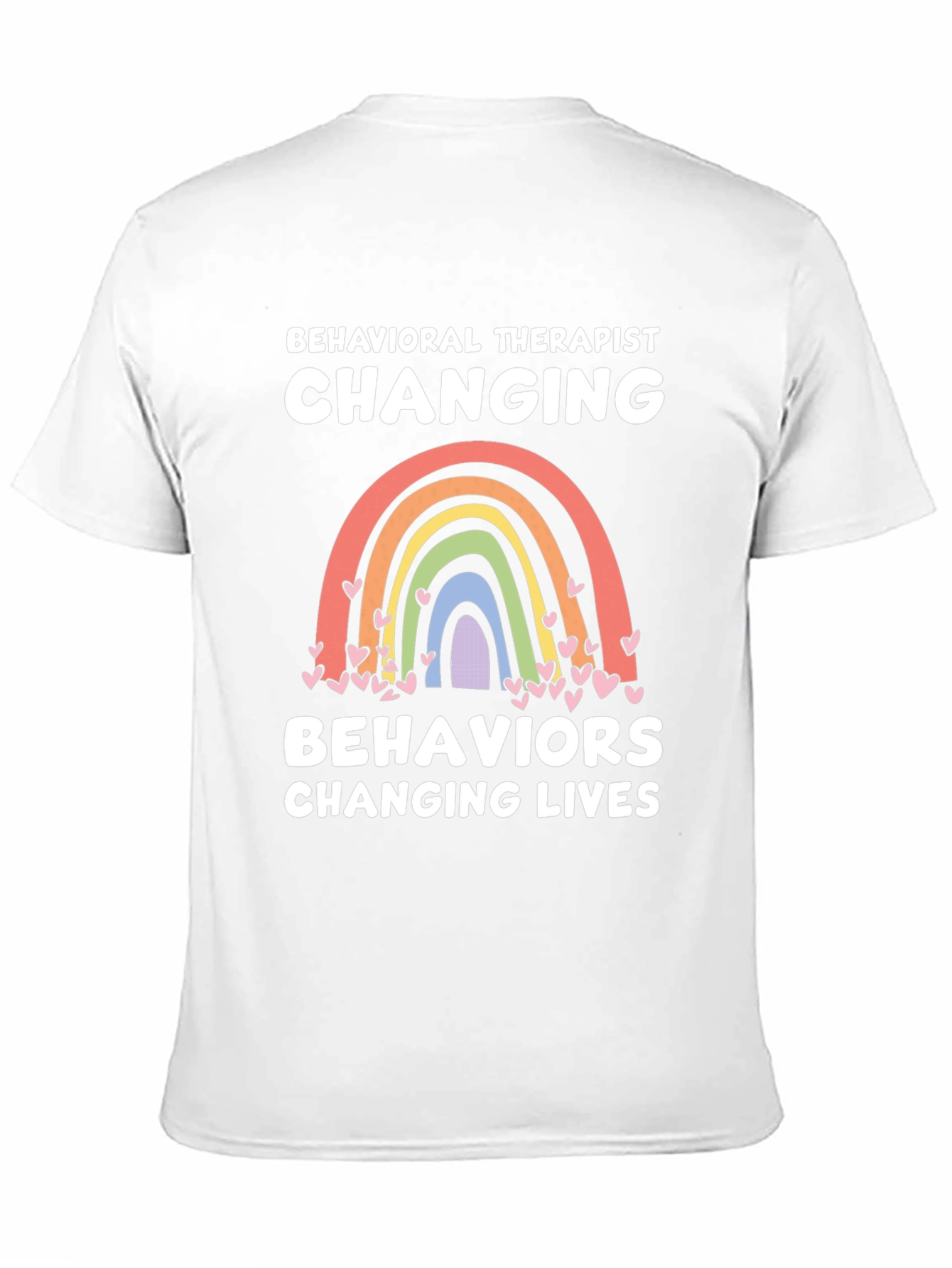 Behavioral Therapist Rainbow Graphic Tee