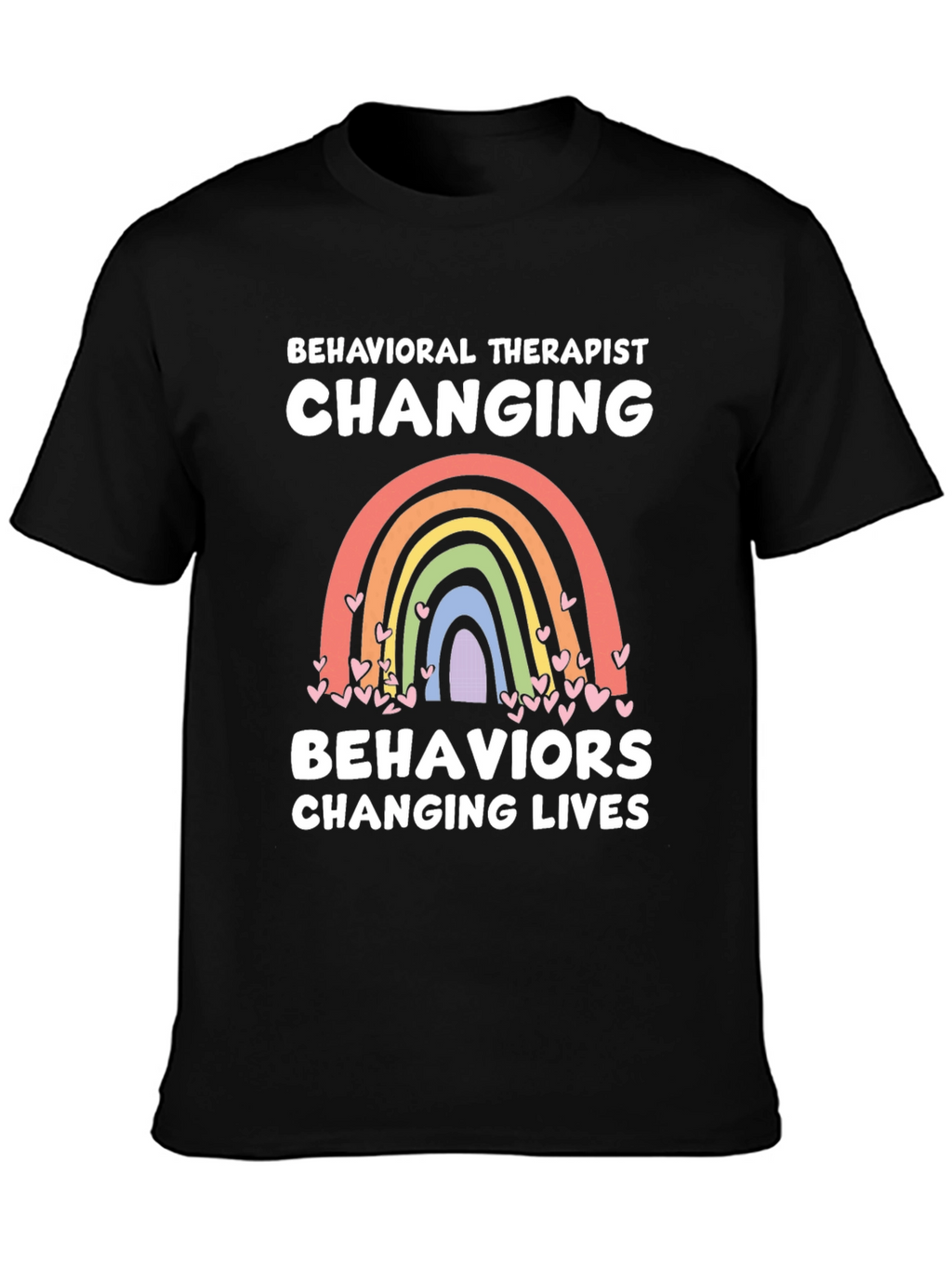 Behavioral Therapist Rainbow Graphic Tee