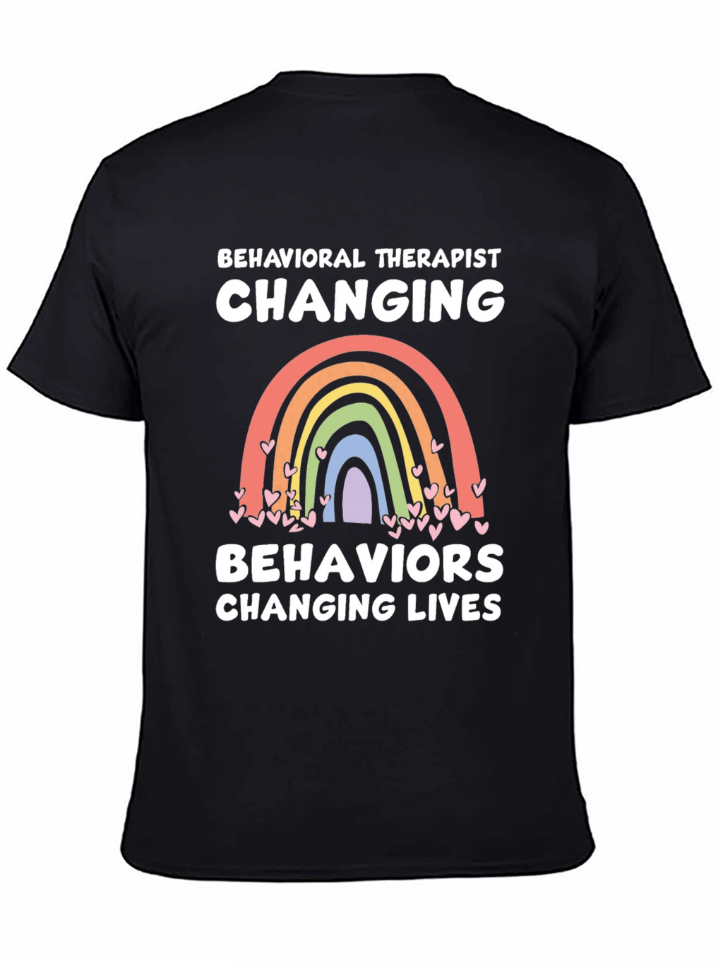 Behavioral Therapist Rainbow Graphic Tee
