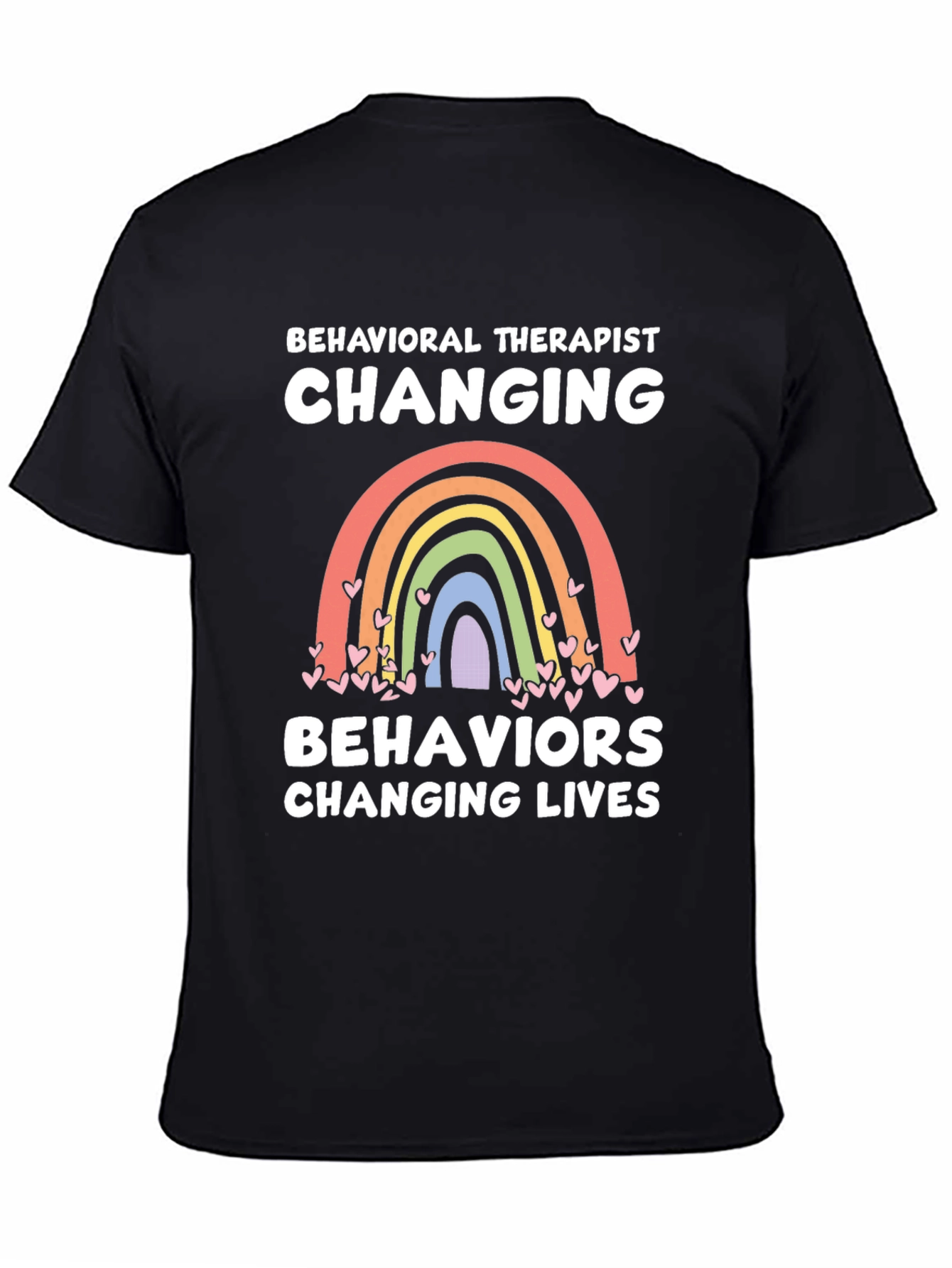 Behavioral Therapist Rainbow Graphic Tee