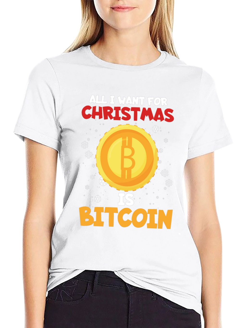 Bitcoin Christmas T-Shirt - Holiday Crypto Tee