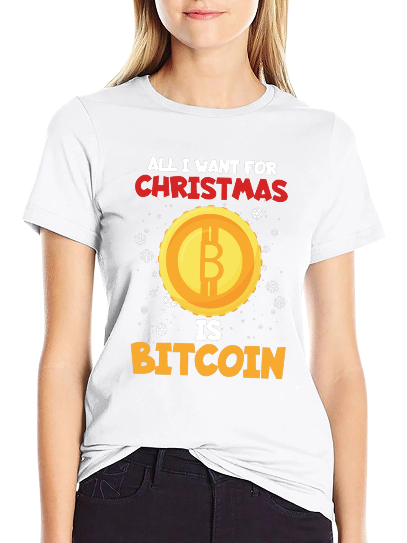 Bitcoin Christmas T-Shirt - Holiday Crypto Tee