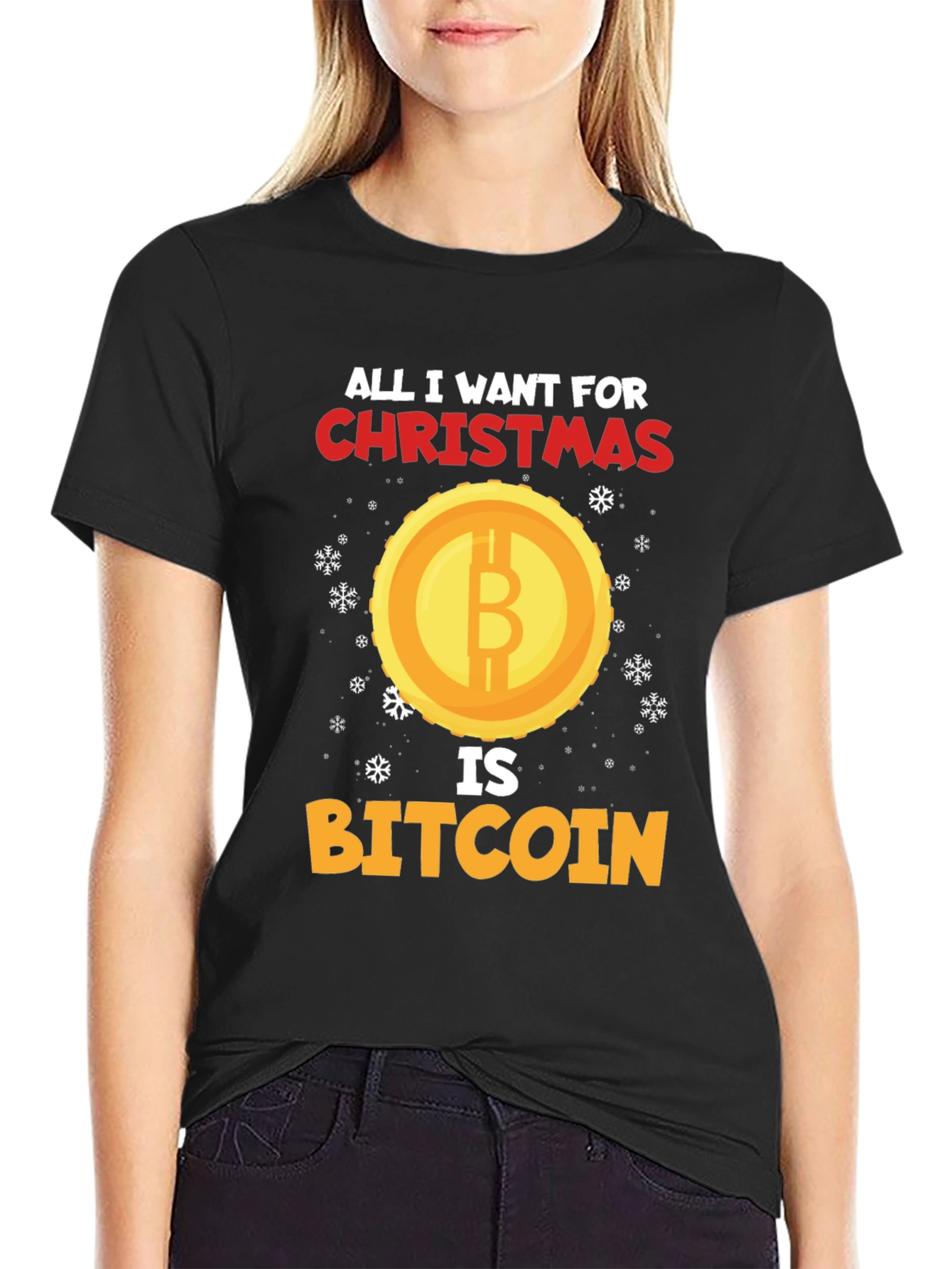 Bitcoin Christmas T-Shirt - Holiday Crypto Tee