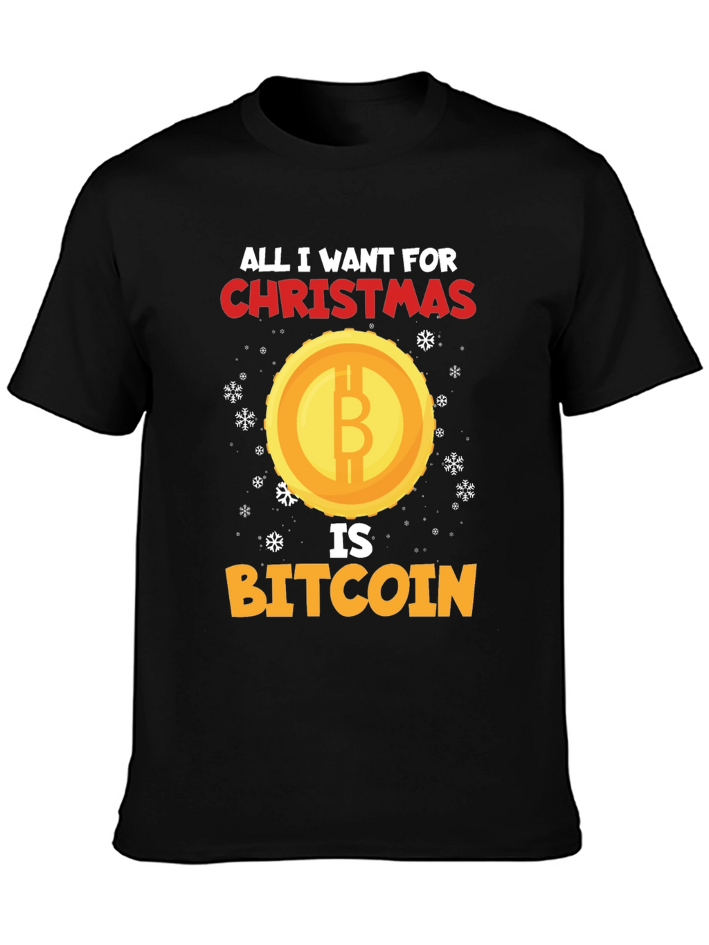 Bitcoin Christmas T-Shirt - Holiday Crypto Tee