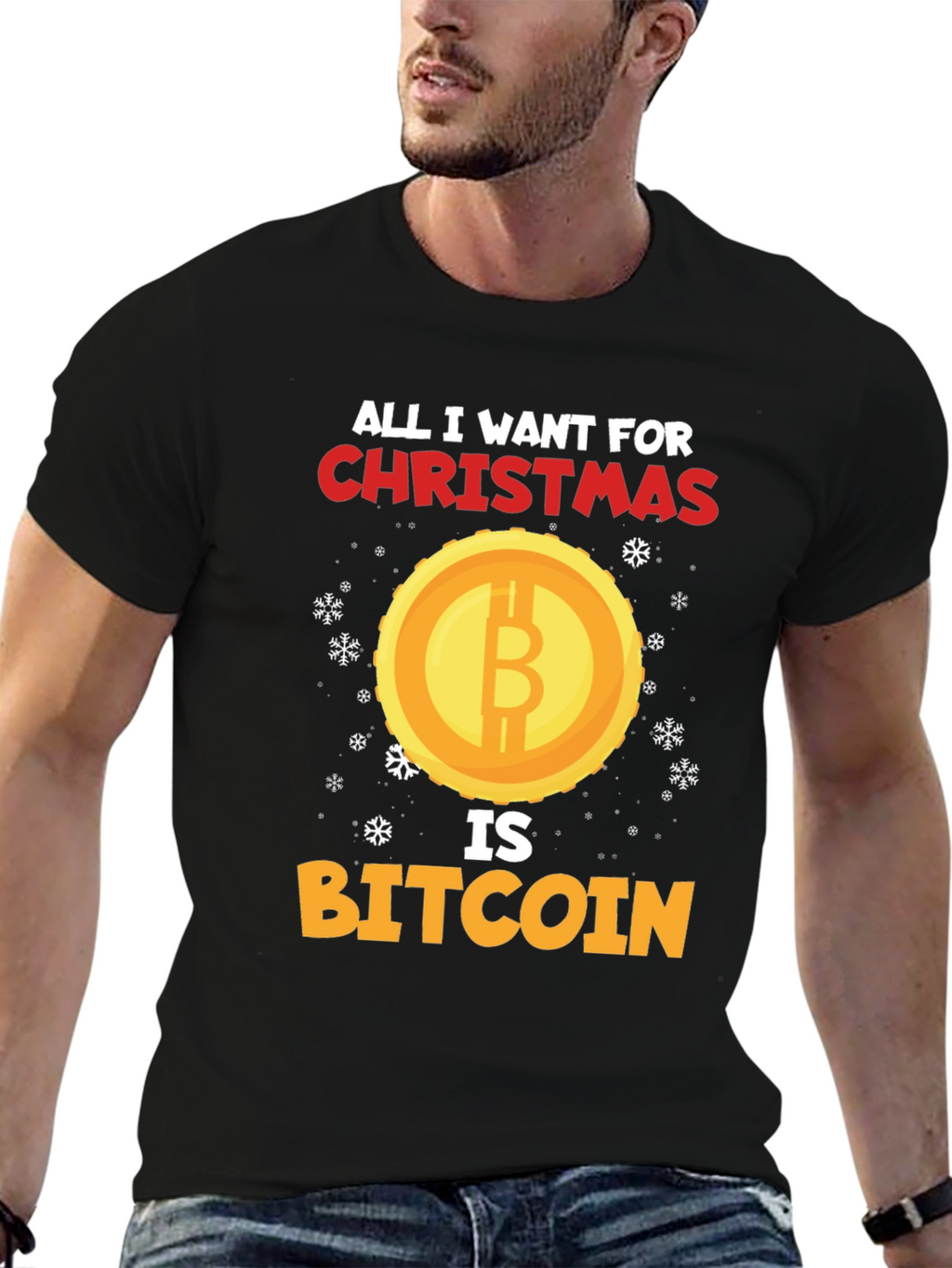 Bitcoin Christmas T-Shirt - Holiday Crypto Tee