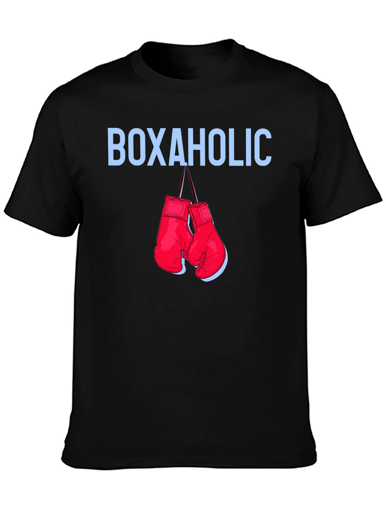 Boxaholic Boxing Gloves Graphic T-Shirt