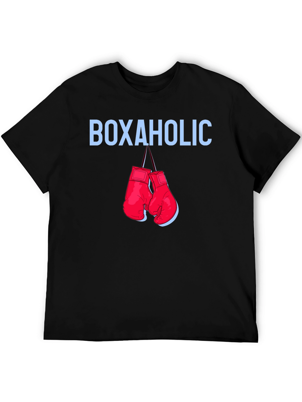 Boxaholic Boxing Gloves Graphic T-Shirt
