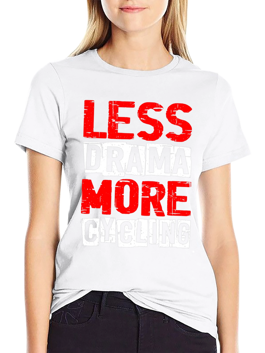 Less Drama More Cycling Graphic Tee