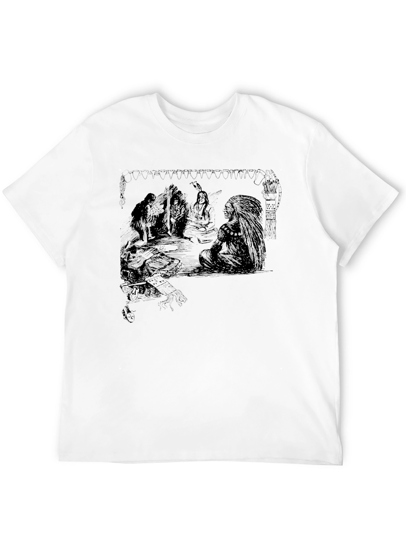 Graphic Print Black Casual T-Shirt