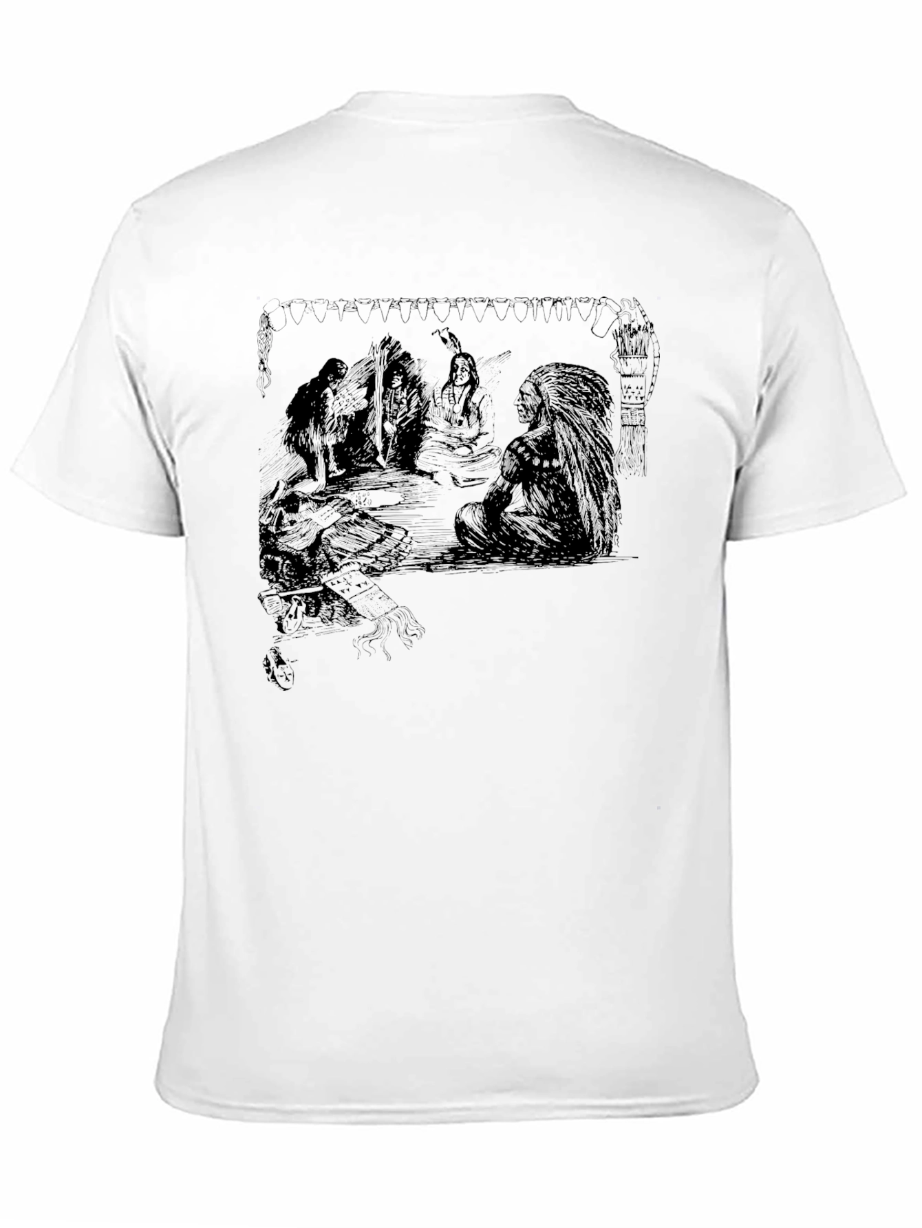 Graphic Print Black Casual T-Shirt