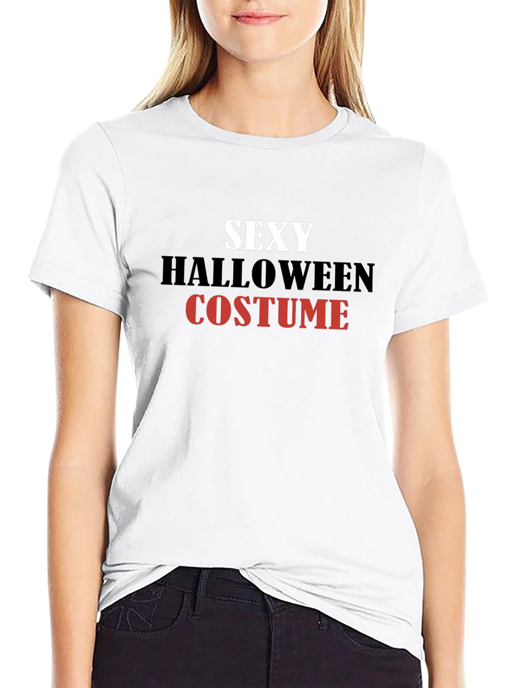 Sexy Halloween Costume Graphic T-Shirt