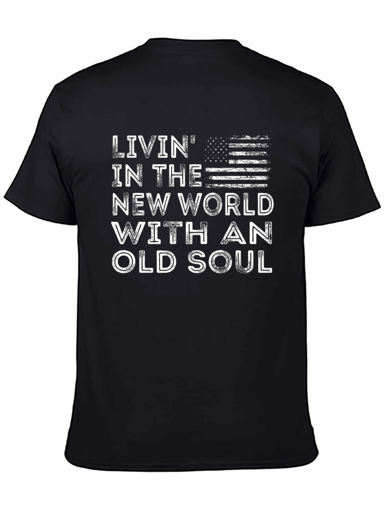 Livin in the New World Old Soul Graphic Tee