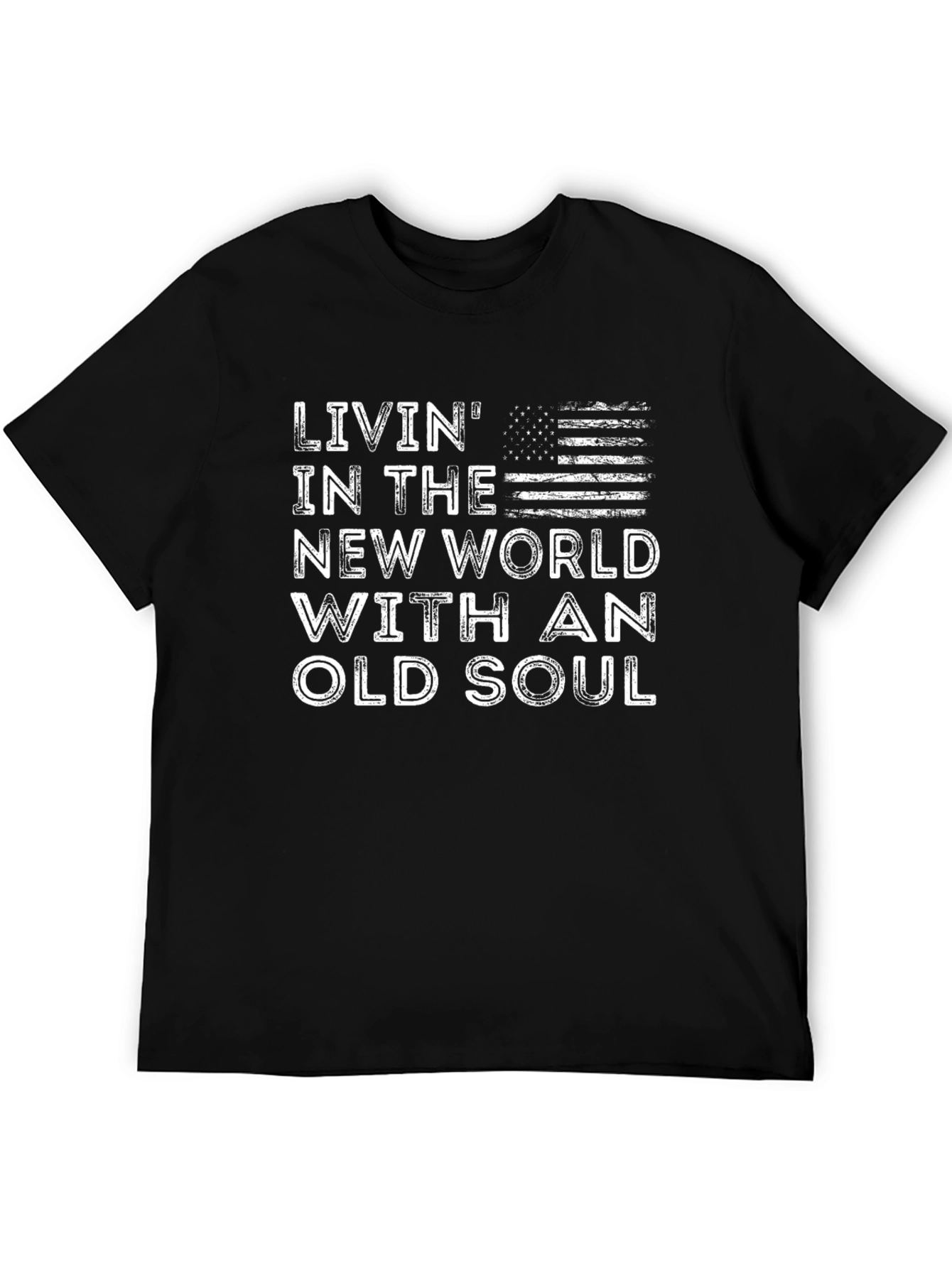 Livin in the New World Old Soul Graphic Tee