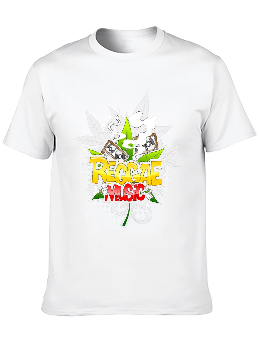 Reggae Music Black Graphic Tee