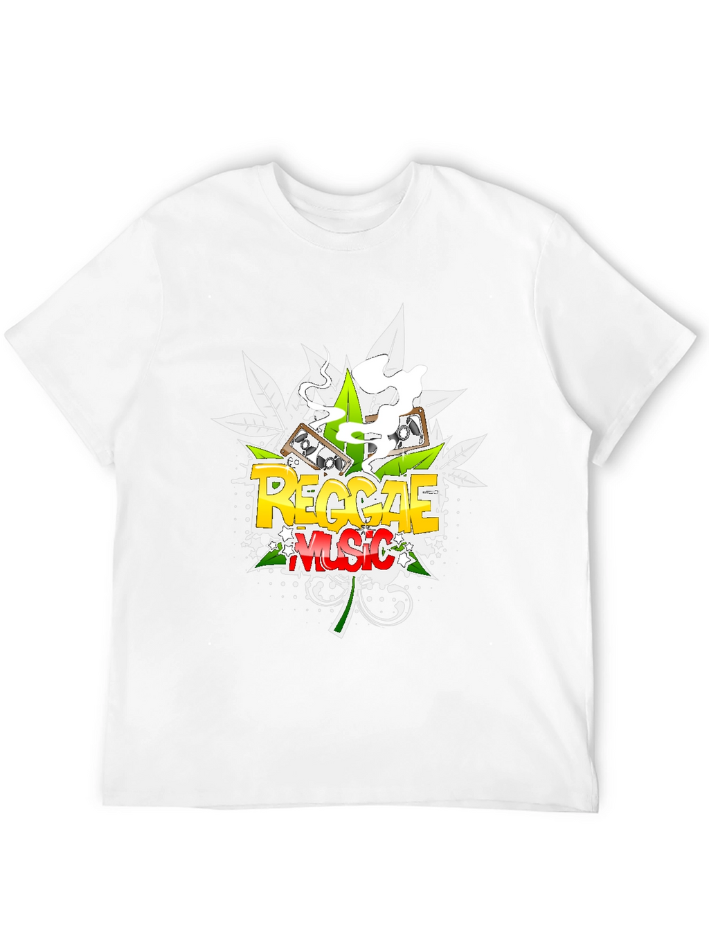 Reggae Music Black Graphic Tee