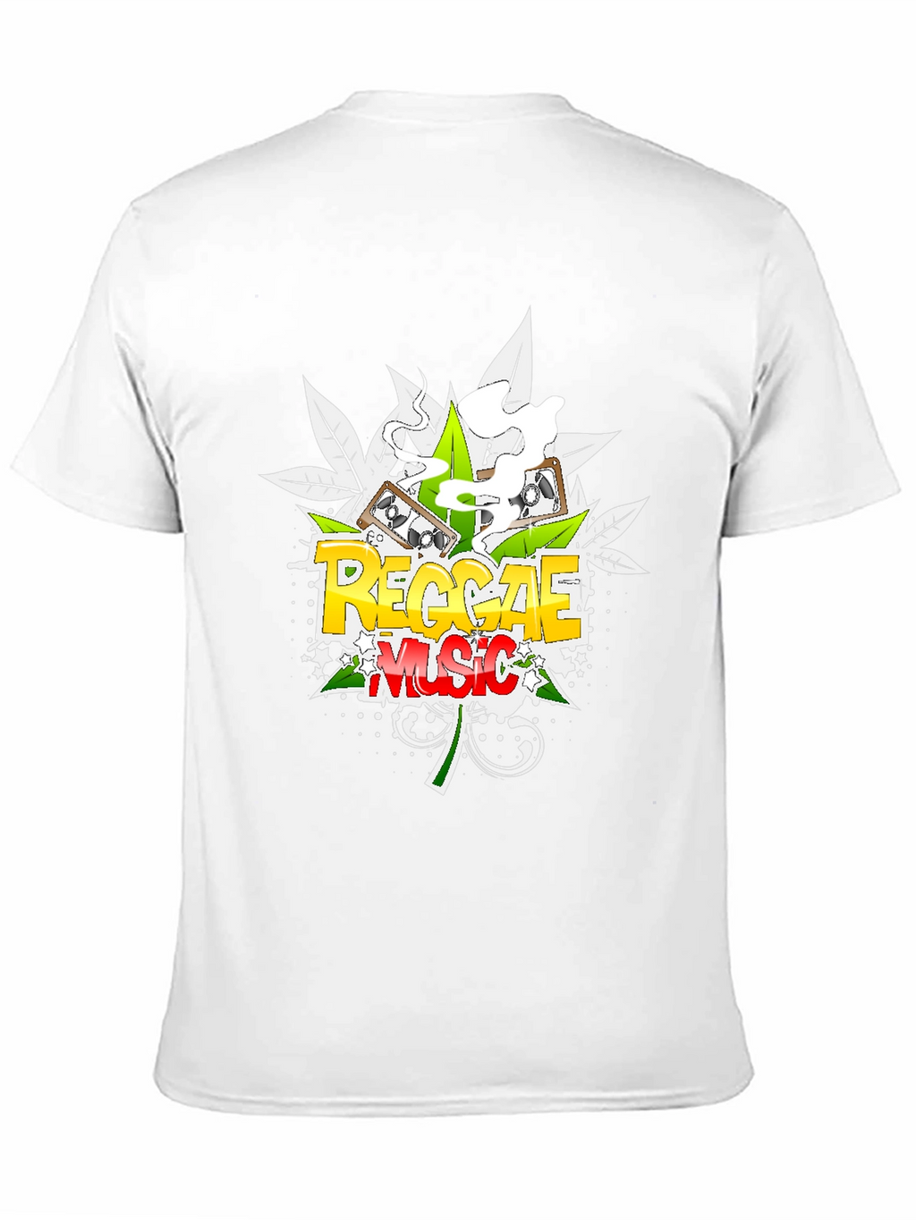Reggae Music Black Graphic Tee