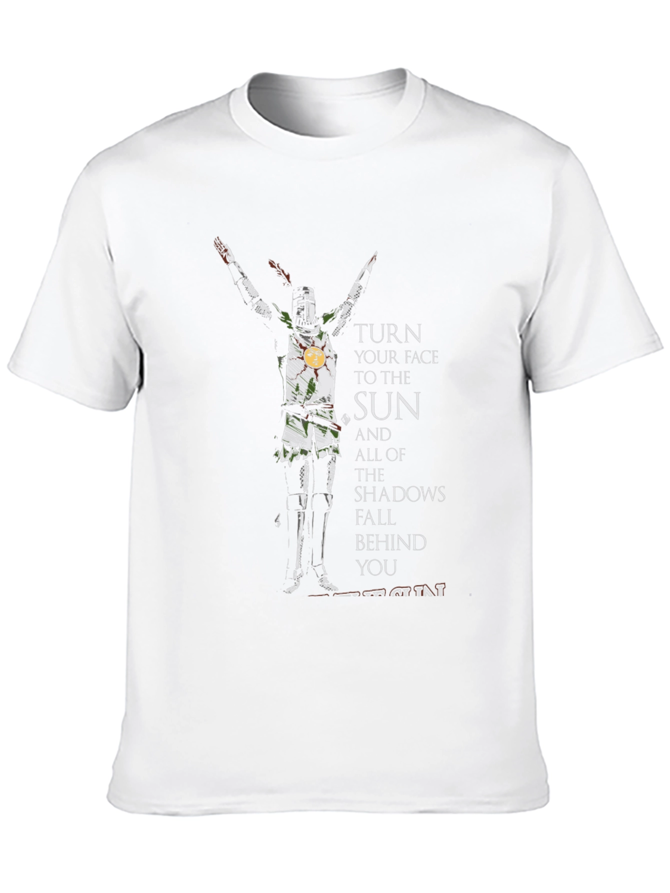 Dark Souls Praise the Sun Black Graphic T-Shirt