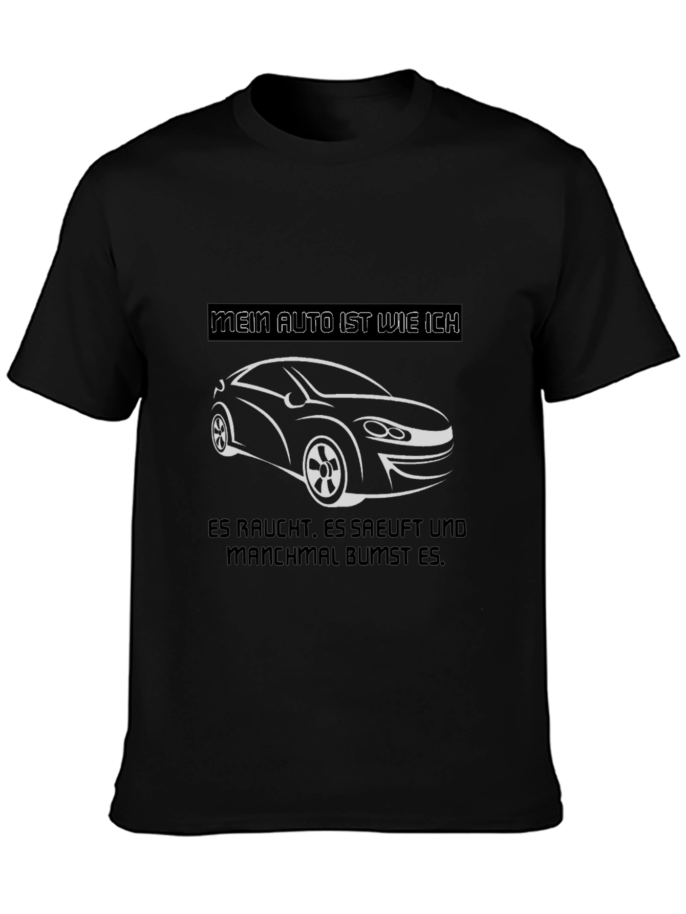 Mein Auto ist wie ich Graphic Tee - Car Lover Shirt