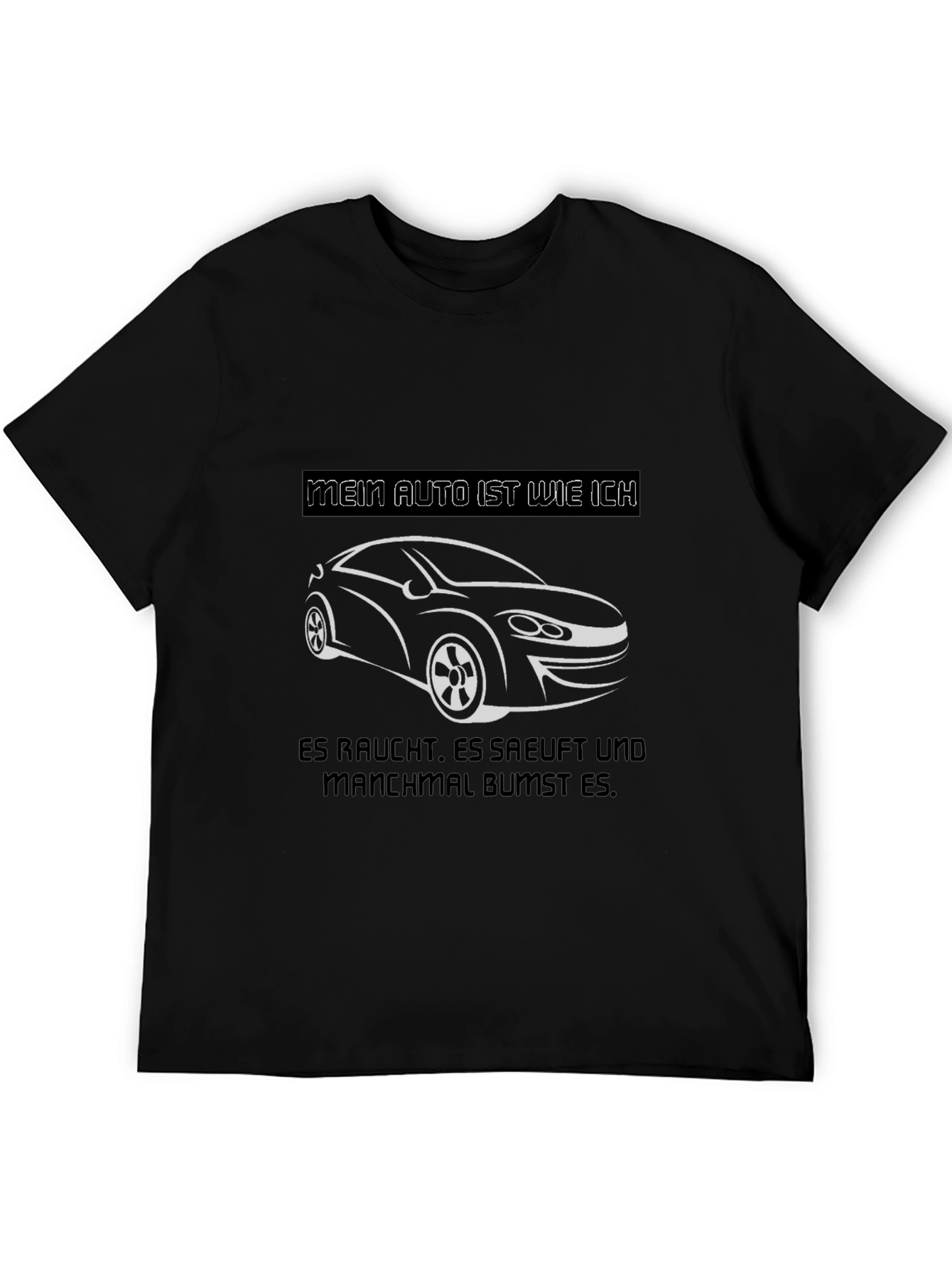 Mein Auto ist wie ich Graphic Tee - Car Lover Shirt