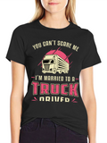 Married to a Truck Driver Graphic T-Shirt