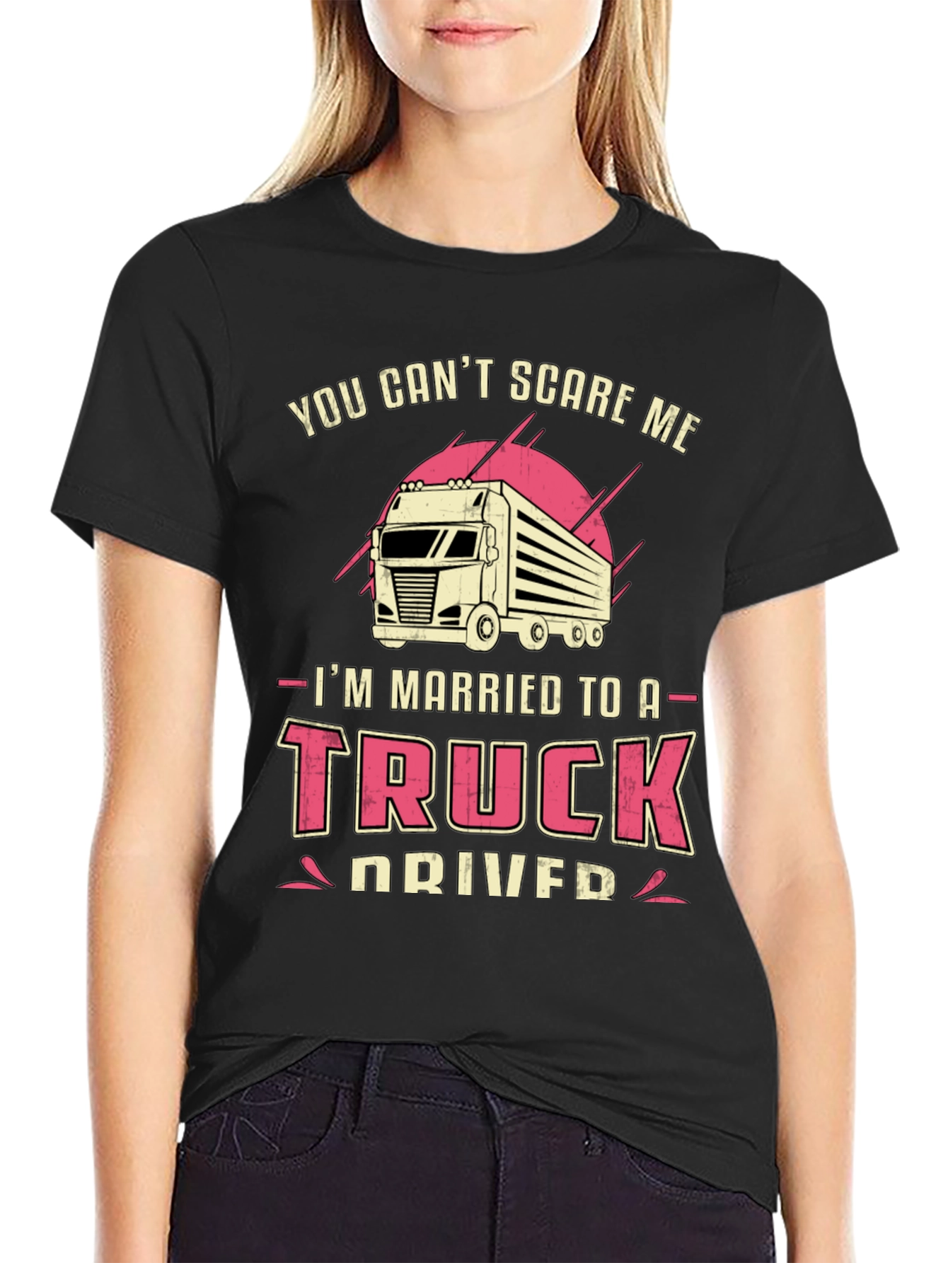 Married to a Truck Driver Graphic T-Shirt