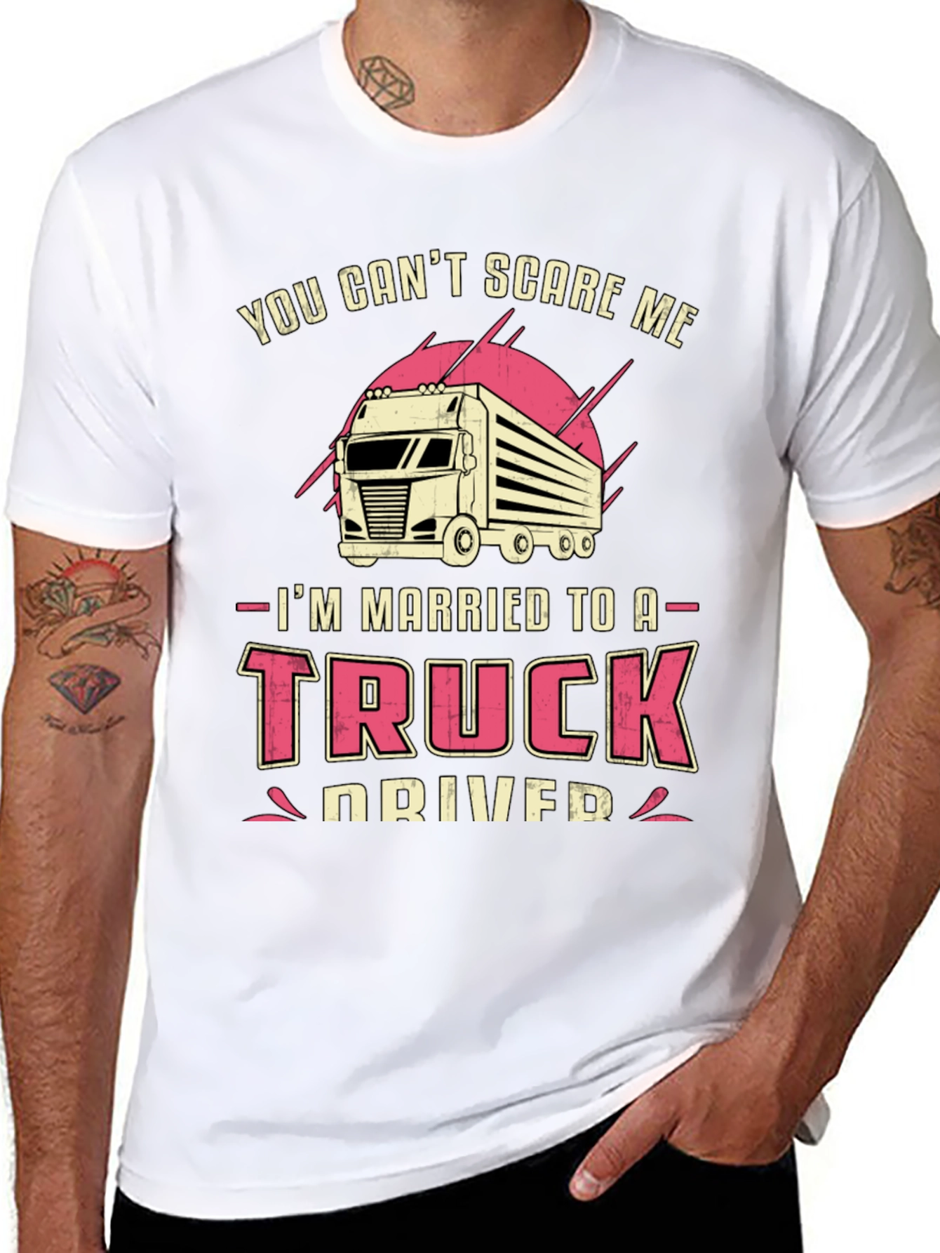 Married to a Truck Driver Graphic T-Shirt