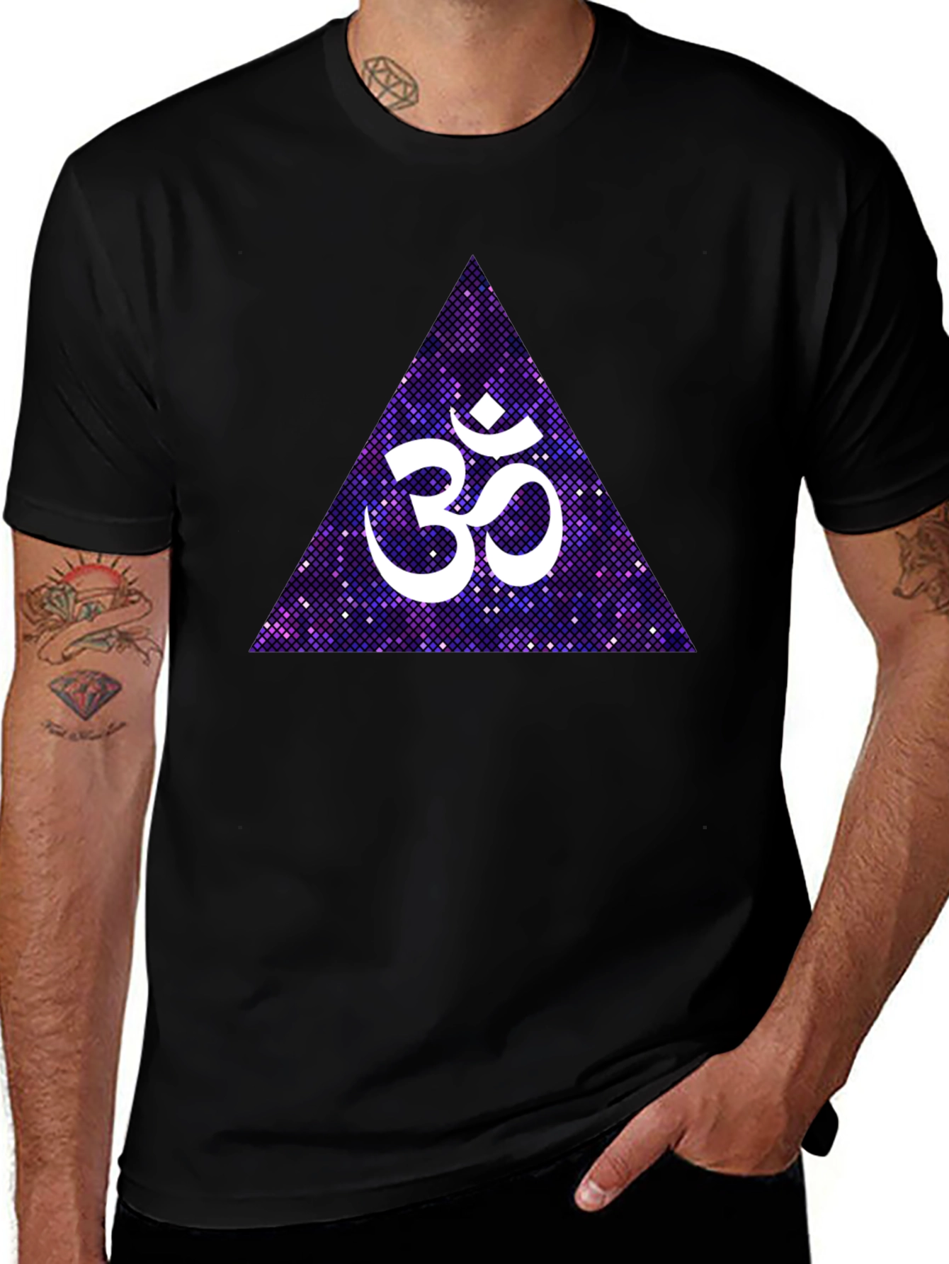 Om Triangle Graphic Tee - Unisex
