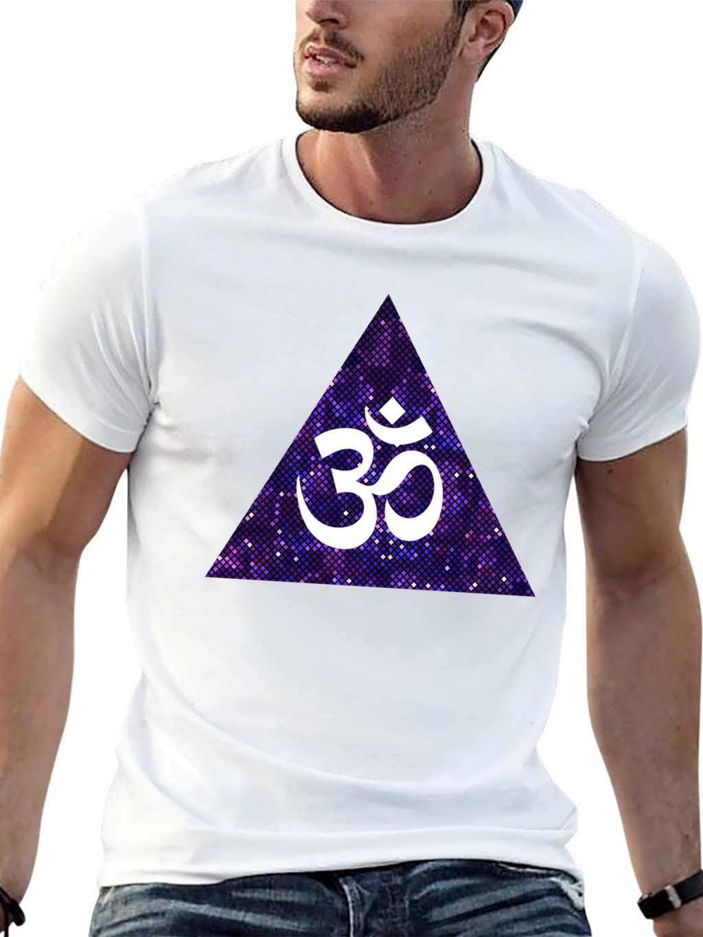 Om Triangle Graphic Tee - Unisex