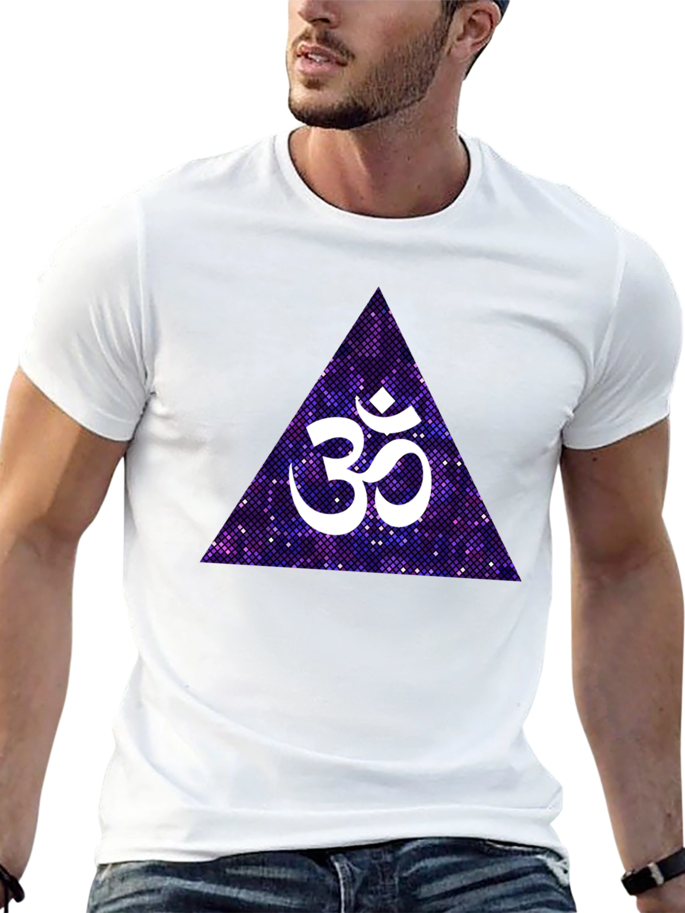 Om Triangle Graphic Tee - Unisex