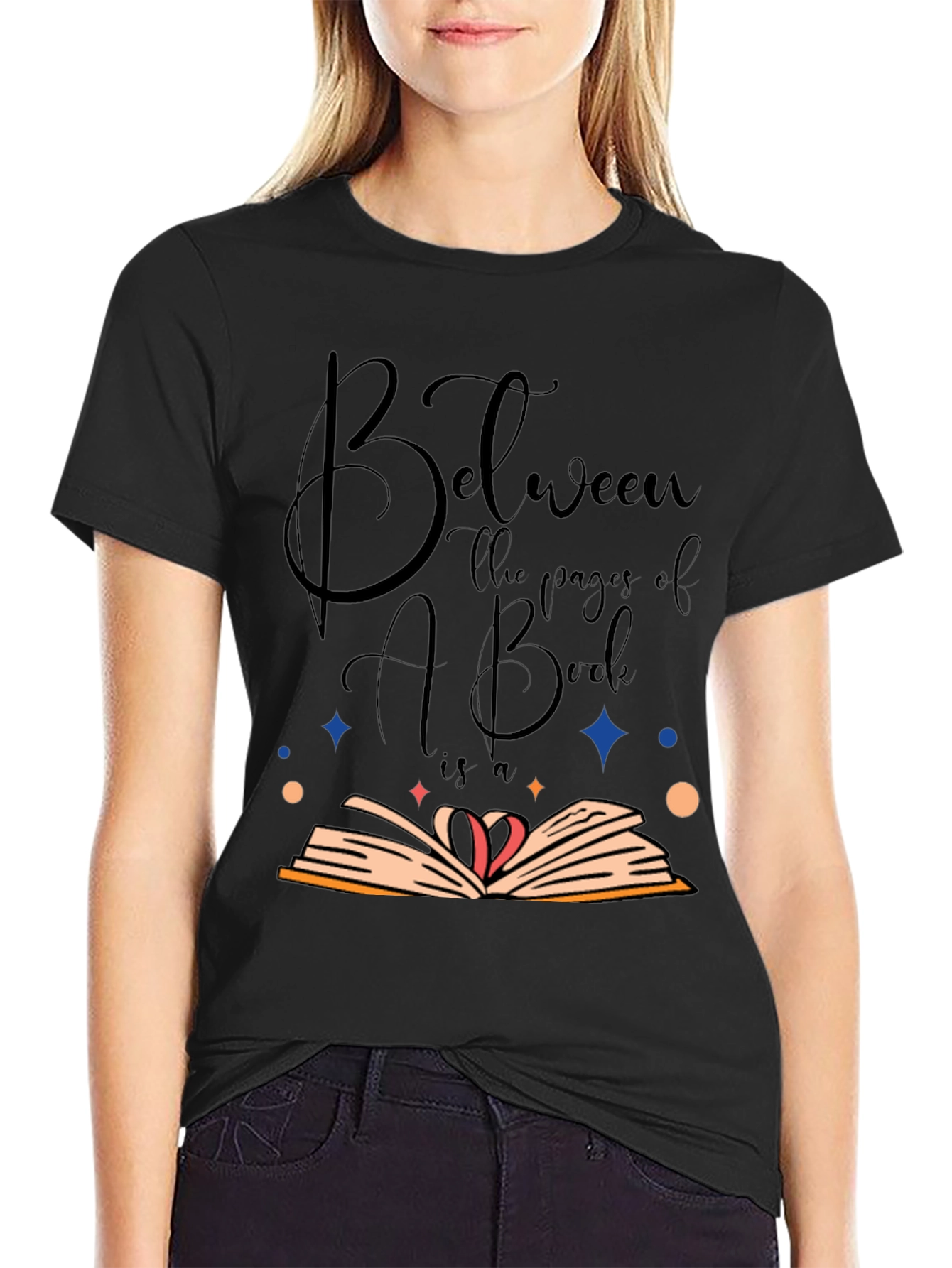 Book Lover T-Shirt - Between the Pages