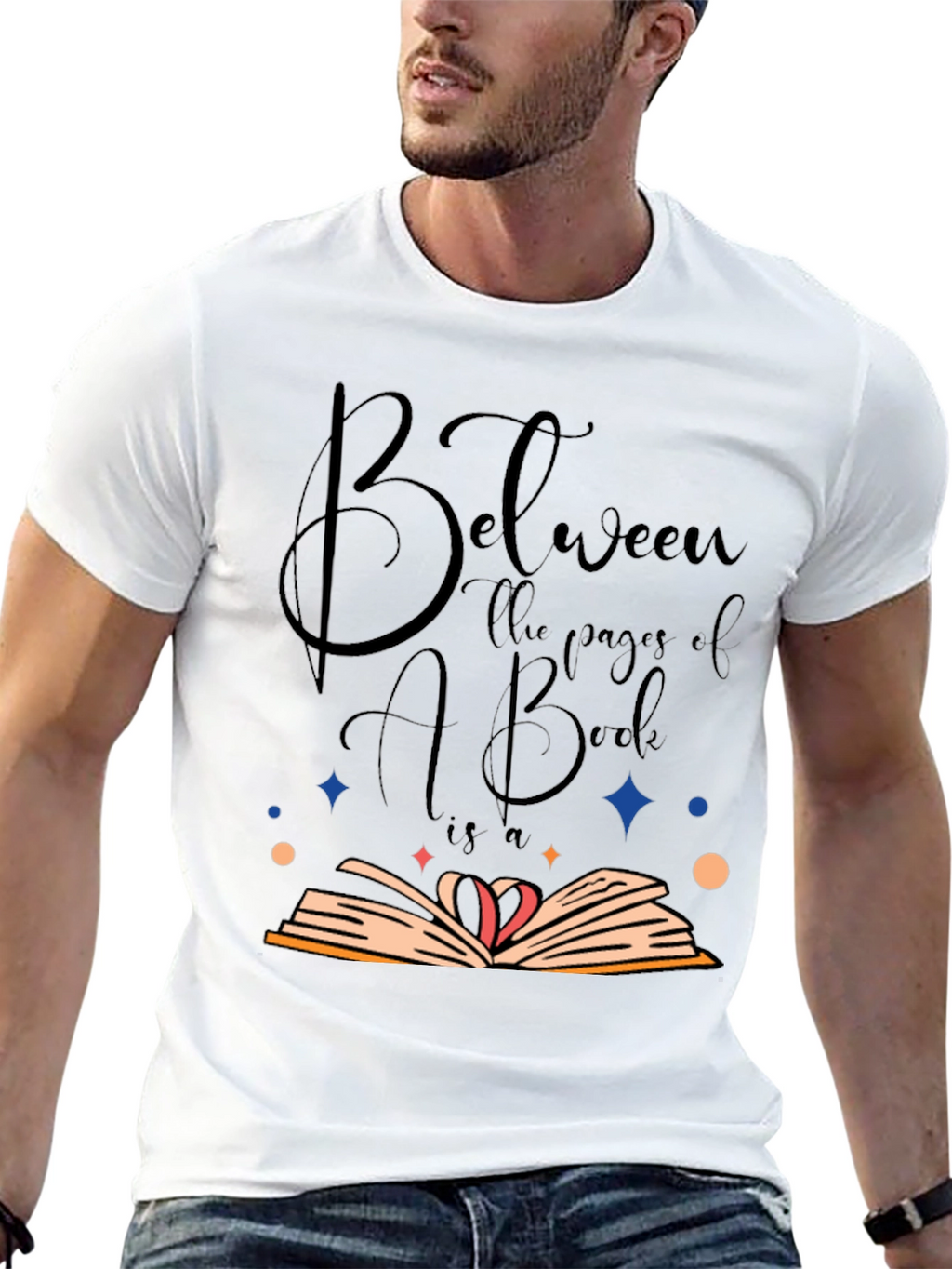 Book Lover T-Shirt - Between the Pages