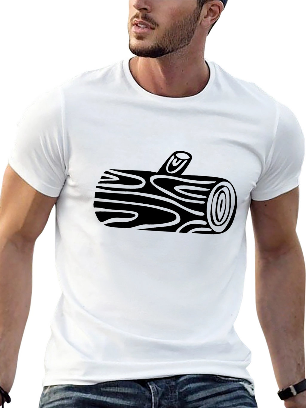 Log Graphic Tee - Nature Lovers T-Shirt