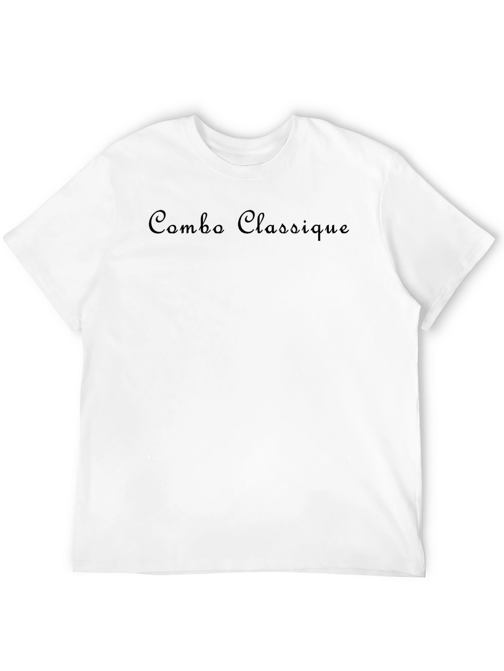 Mens Combo Classique Black Crew Neck T-Shirt
