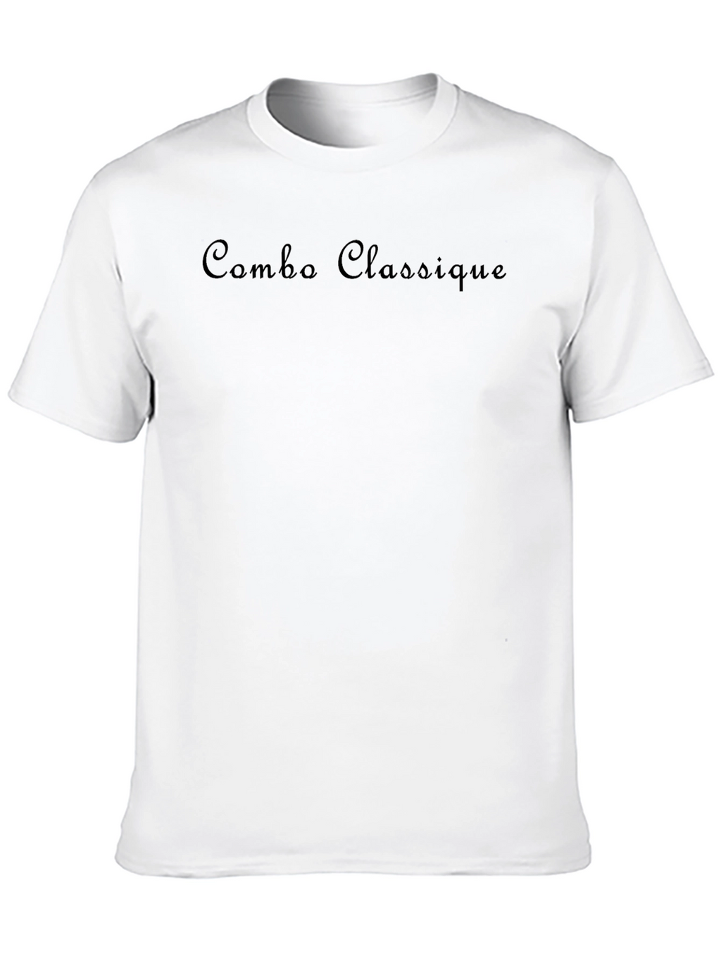 Mens Combo Classique Black Crew Neck T-Shirt
