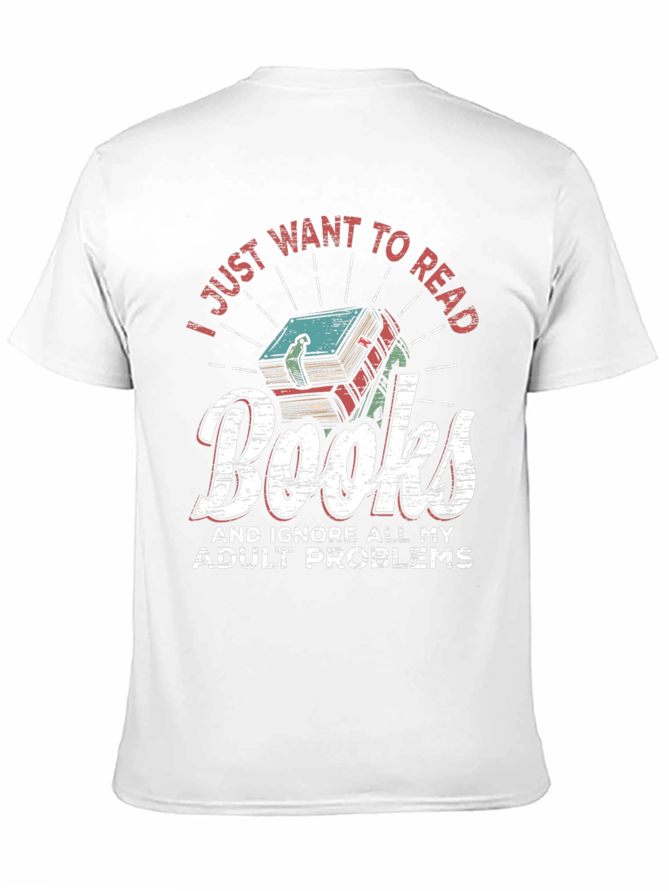 Readers T-Shirt: Books & No Adulting