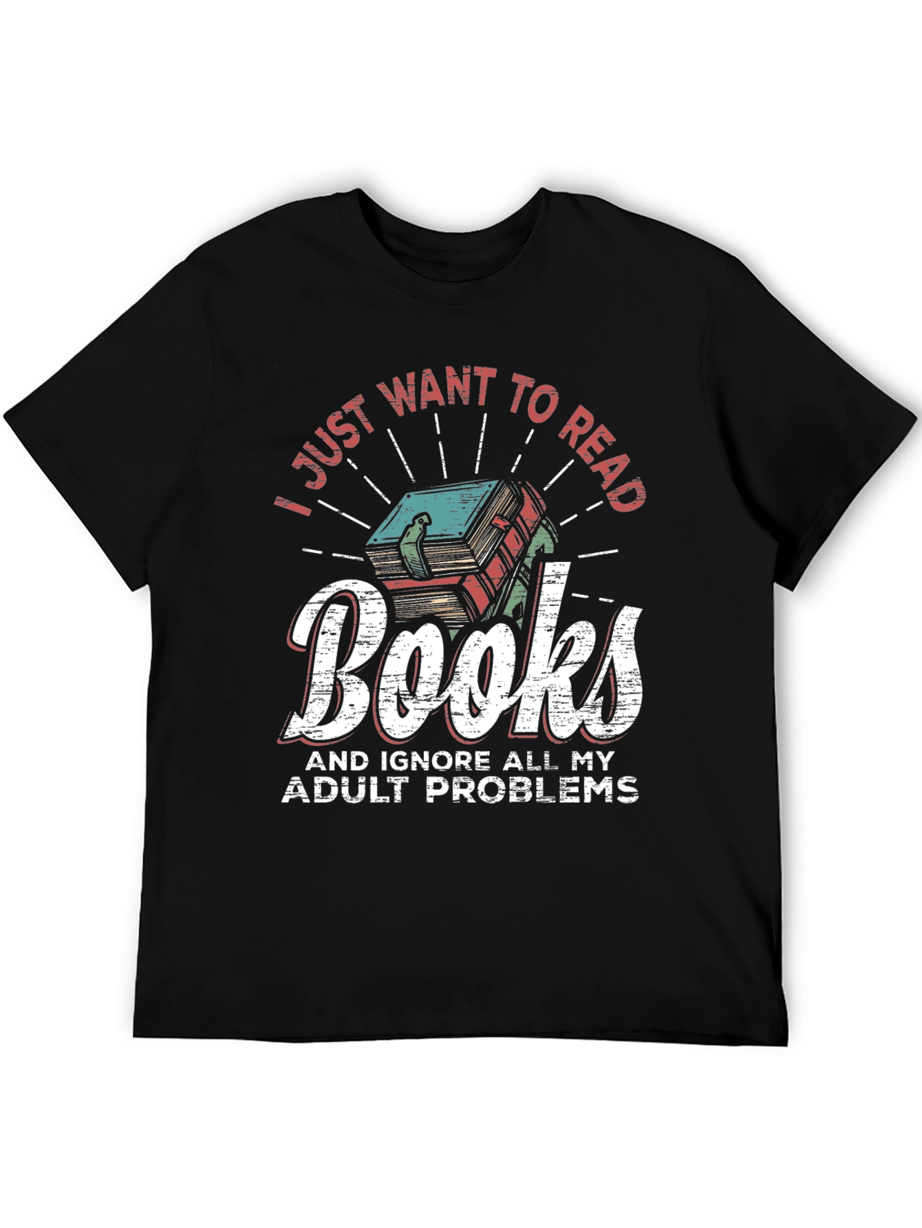 Readers T-Shirt: Books & No Adulting
